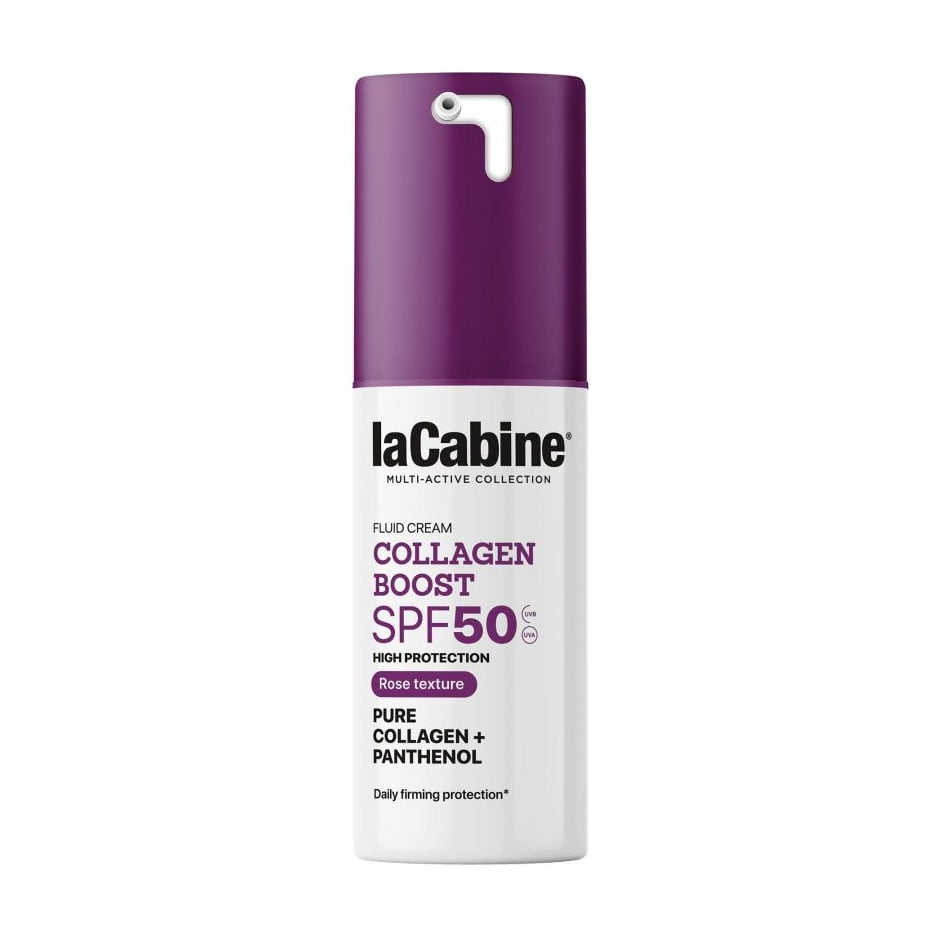 Сонцезахисний крем-флюїд для обличчя LaCabine Collagen Boost Fluid Cream, SPF 50, з колагеном, 30 мл