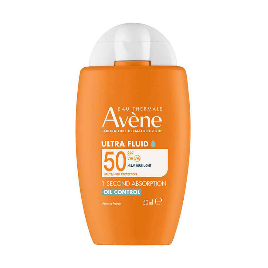 Сонцезахисний ультра-флюїд для обличчя та шиї Avene Eau Thermale Ultra Fluid Oil Control, SPF 50, 50 мл
